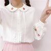 Strawberry Collar Sleeve Blouse Shirt SD00405