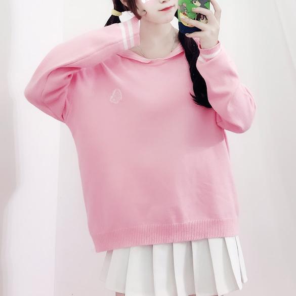 Strawberry Milk Loose Sweater SD00314