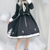 Lolita Cross Black Long Sleeve Dress SD00528