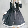 Lolita Cross Black Long Sleeve Dress SD00528