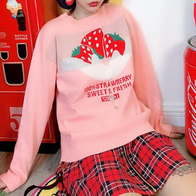 100% Strawberry Sweater SD00462