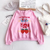 Strawberry Velvet Hoodie Sweater SD00572