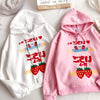 Strawberry Velvet Hoodie Sweater SD00572