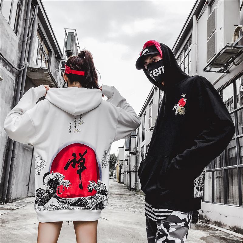 Tsunami Loose Hoodie Sweater SD00288