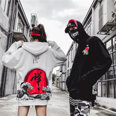 Tsunami Loose Hoodie Sweater SD00288