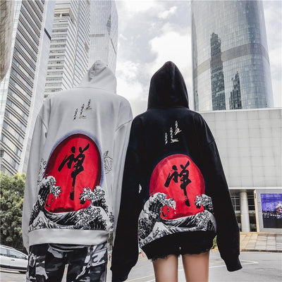 Tsunami Loose Hoodie Sweater SD00288