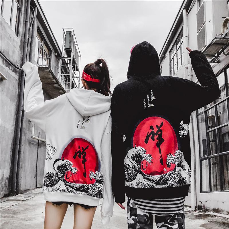 Tsunami Loose Hoodie Sweater SD00288
