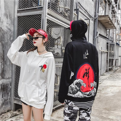 Tsunami Loose Hoodie Sweater SD00288