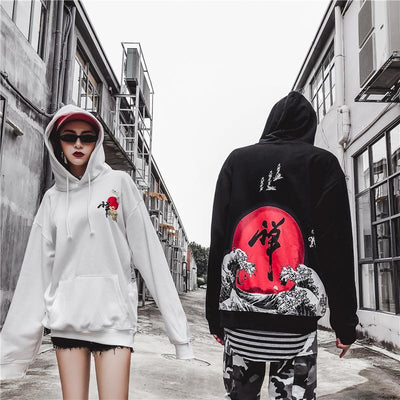 Tsunami Loose Hoodie Sweater SD00288