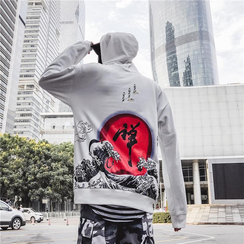 Tsunami Loose Hoodie Sweater SD00288