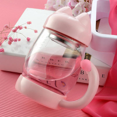 Transparent Cat Ear Lid Cup SD01871