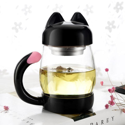 Transparent Cat Ear Lid Cup SD01871