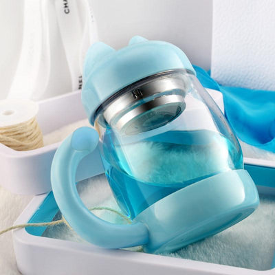 Transparent Cat Ear Lid Cup SD01871