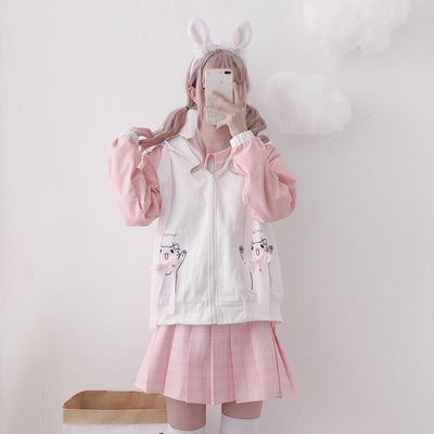 Happy Neko Bow Ribbon Thin Jacket SD00388