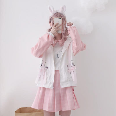 Happy Neko Bow Ribbon Thin Jacket SD00388