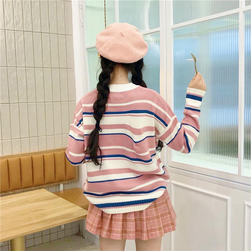Striped Cupcake Sweater SD00297