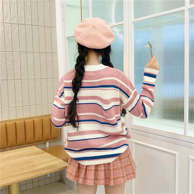 Striped Cupcake Sweater SD00297
