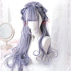 Gradient Grey Curly Lolita Long Wig SD00444