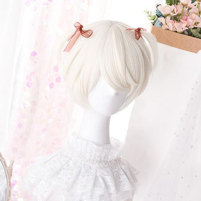 White Short Wig SD00443