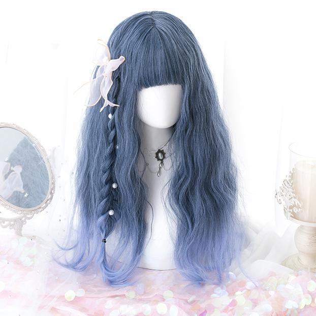 Deep Sea Blue Wave Long Wig SD00518