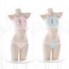 Striped Ruffle Lingerie SD00579