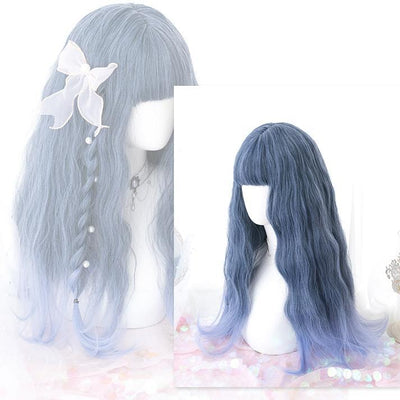 Deep Sea Blue Wave Long Wig SD00518