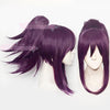 Spiky Pony Tail Puple Wig SD00484