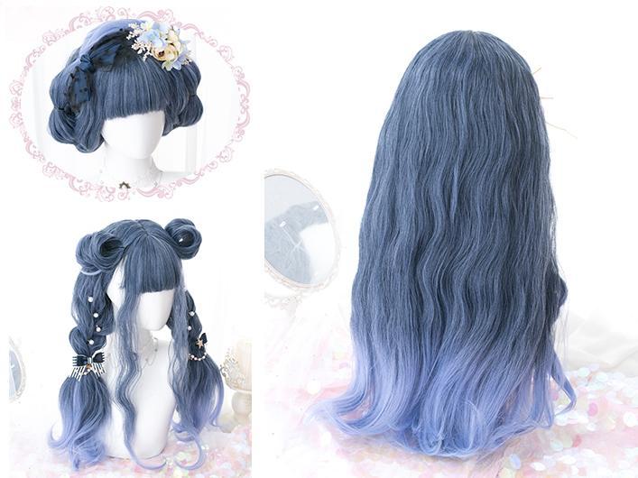 Deep Sea Blue Wave Long Wig SD00518