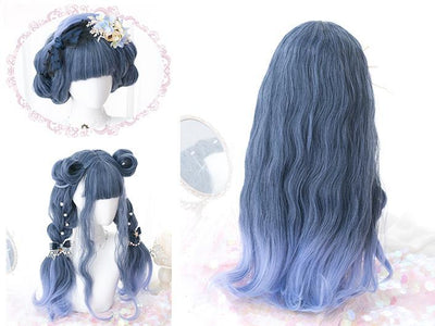 Deep Sea Blue Wave Long Wig SD00518