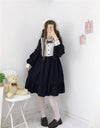 Lolita Ruffle Lace Loose Sleeve Dress SD00386