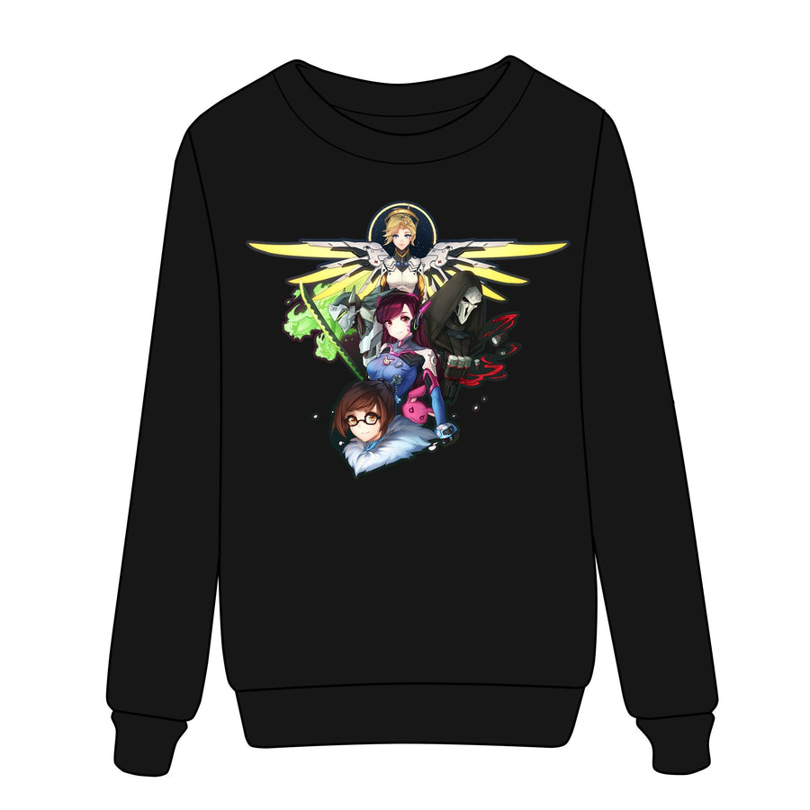 Overwatch Mercy Genji Reaper DVA Mei Group T-shirt/Sweater SD02700