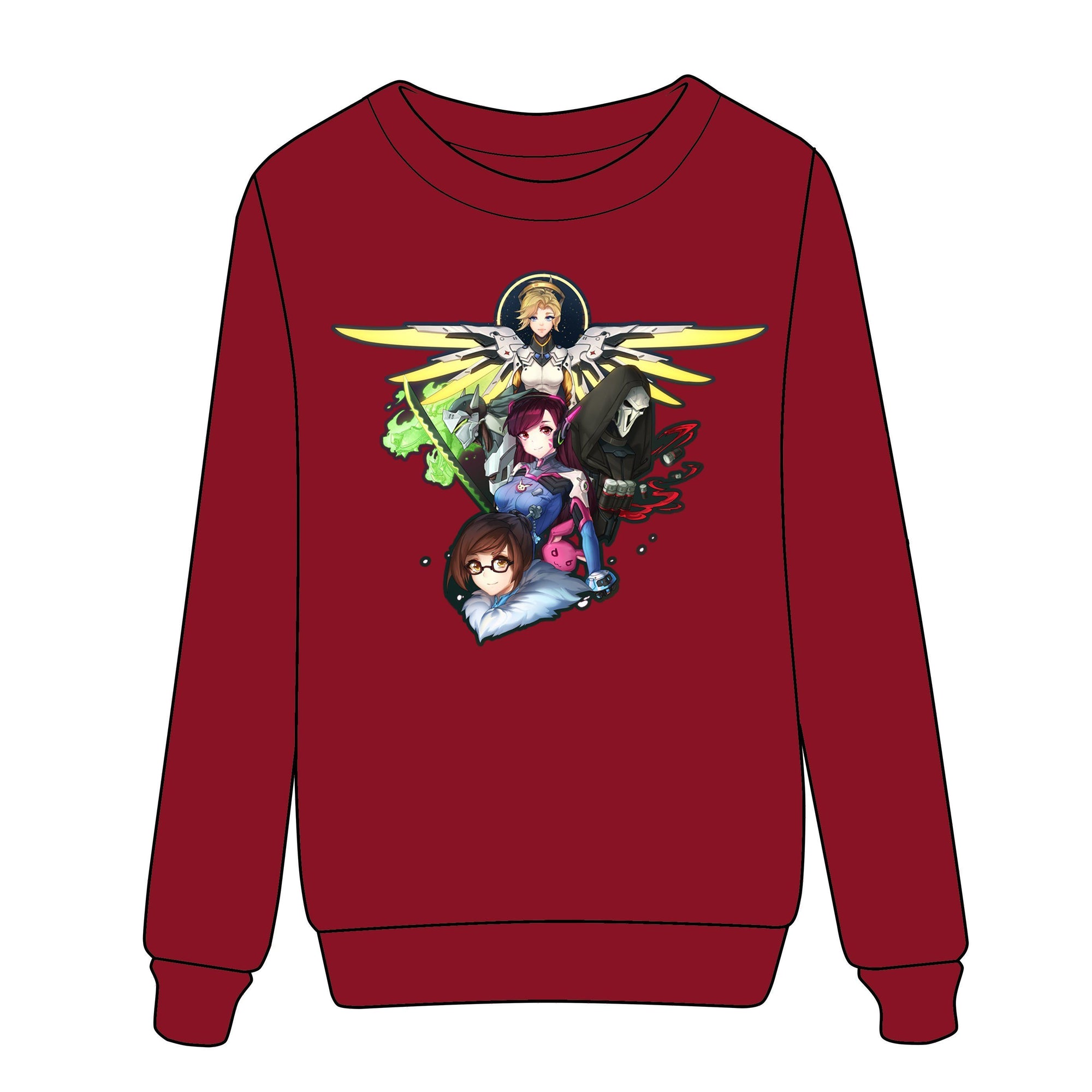 Overwatch Mercy Genji Reaper DVA Mei Group T-shirt/Sweater SD02700