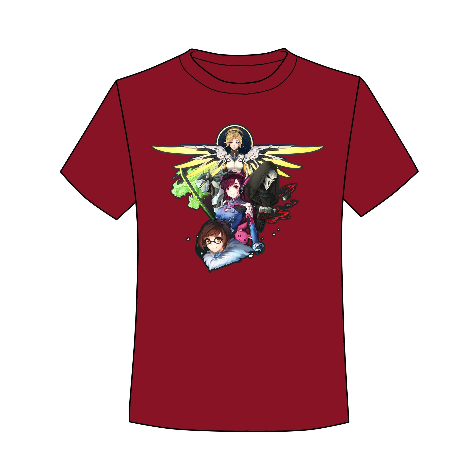 Overwatch Mercy Genji Reaper DVA Mei Group T-shirt/Sweater SD02700