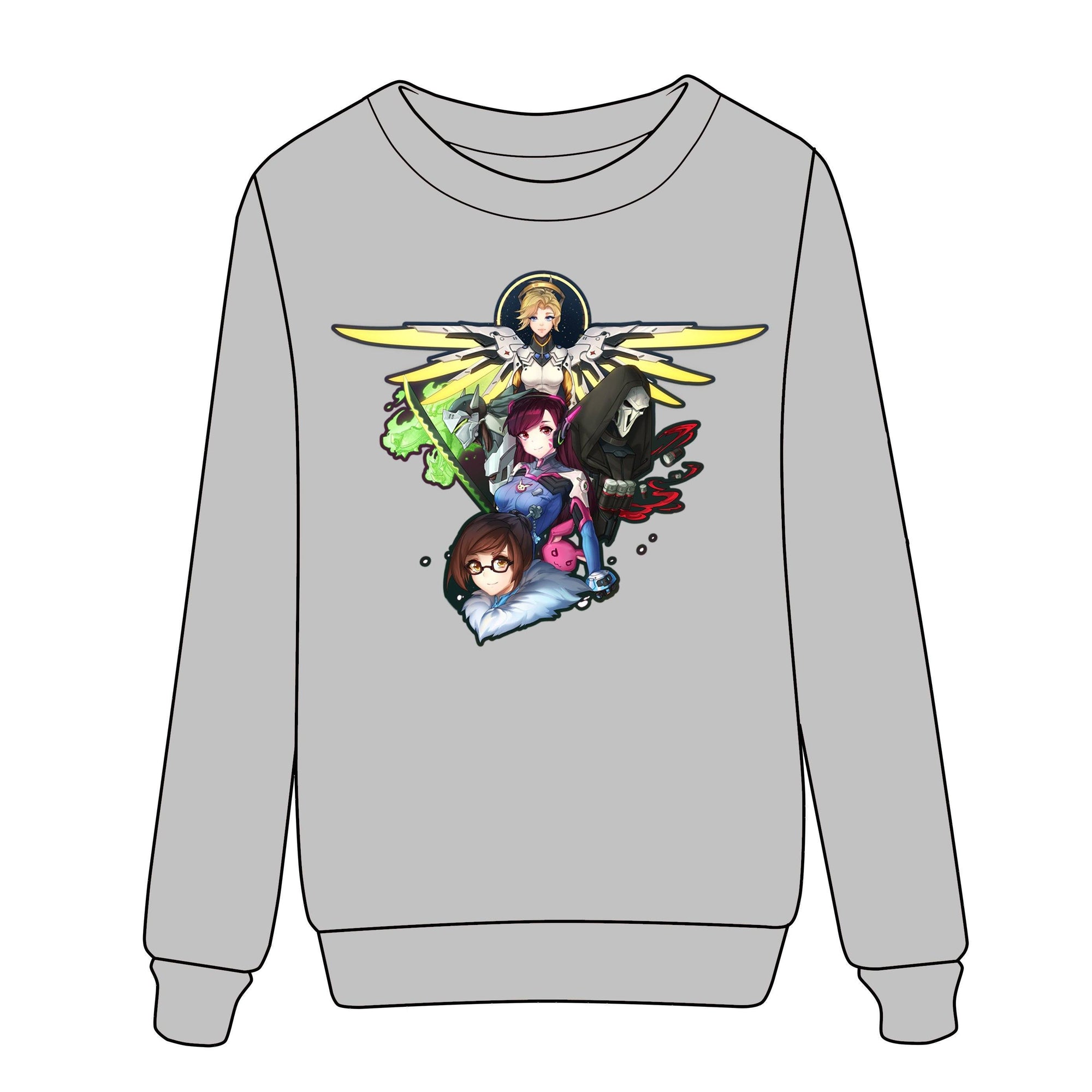 Overwatch Mercy Genji Reaper DVA Mei Group T-shirt/Sweater SD02700