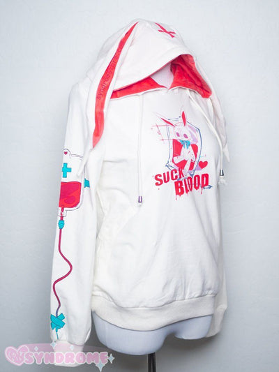 Suck Blood Bunny Ears Hoodie Sweater SD00343