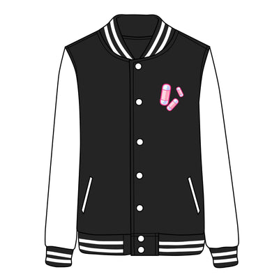 Pastel Menhera Anime Pills Psycho Girl Baseball Jacket SD02740