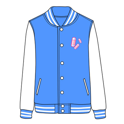 Pastel Menhera Anime Pills Psycho Girl Baseball Jacket SD02740