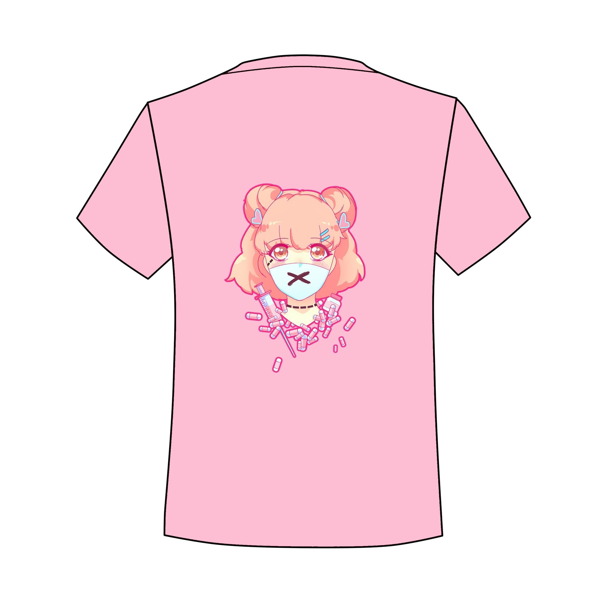 Pastel Menhera Anime Pills Psycho Girl T-Shirt/Sweater SD02739