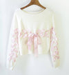 Pastel Ribbon Knitted Sweater SD00295