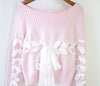 Pastel Ribbon Knitted Sweater SD00295