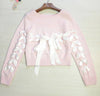 Pastel Ribbon Knitted Sweater SD00295