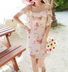 Korean Floral Strap Chiffon Summer Dress SD00346