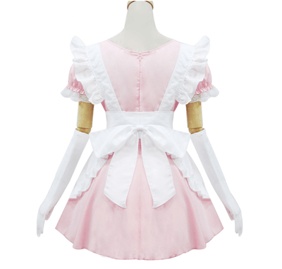 Sweet Lace Ruffle Apron Maid Dress SD00362