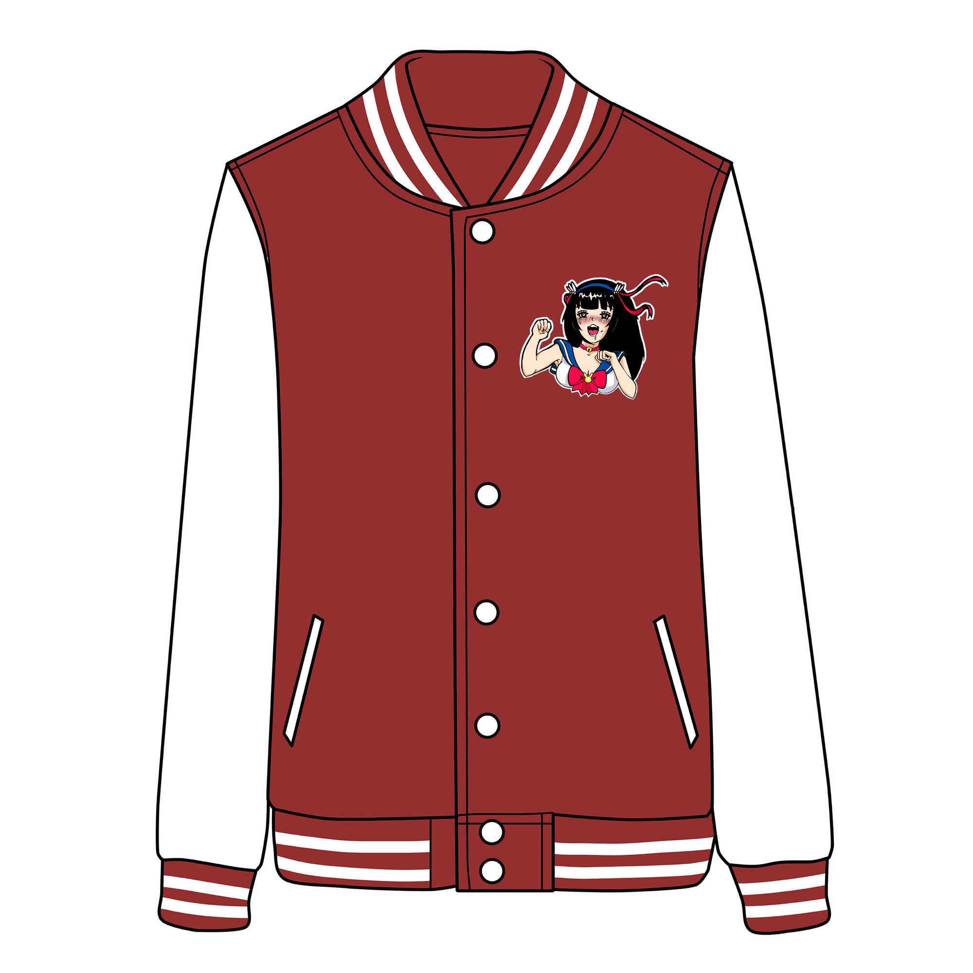 Sailor Ahegao Baseball Jacket SD02748