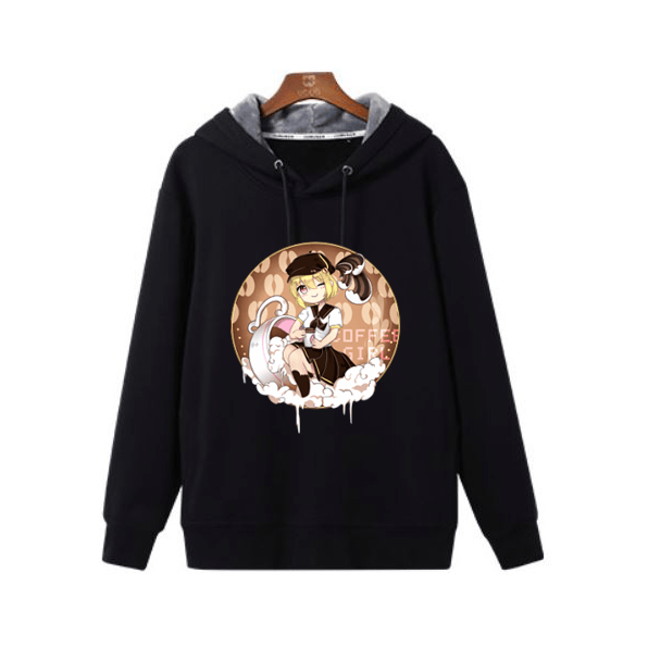 Cute Coffee Girl hoodie Sweater SD02639