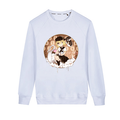 Cute Coffee Girl hoodie Sweater SD02639