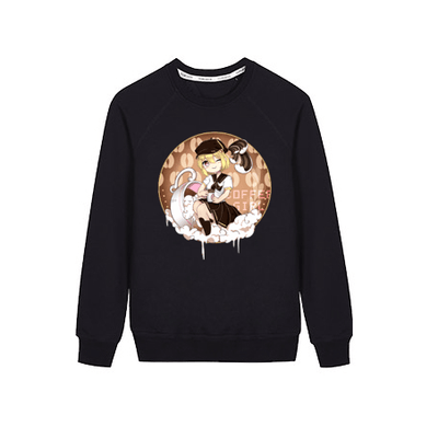 Cute Coffee Girl hoodie Sweater SD02639