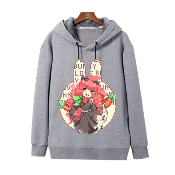 Cute Love Bunny Hoodie Sweater SD02638