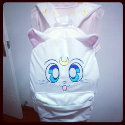 Sailor Moon White Artemis Backpack SD00045
