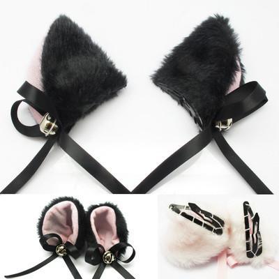 Cute Bell Kitty Ear Clips SD00042